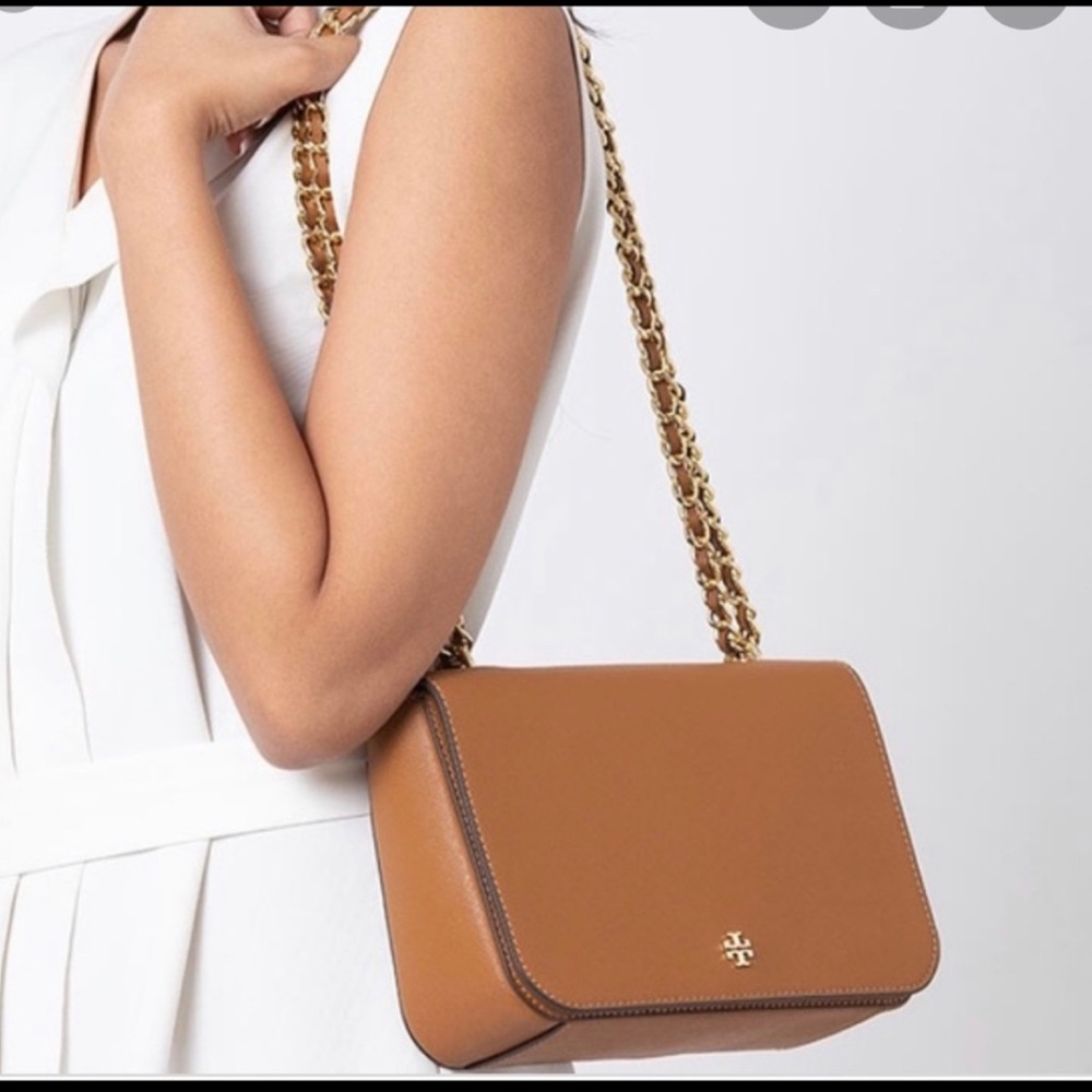 Tory Burch - Emerson Adjustable Chain Shoulder Bag with Matching Card Case